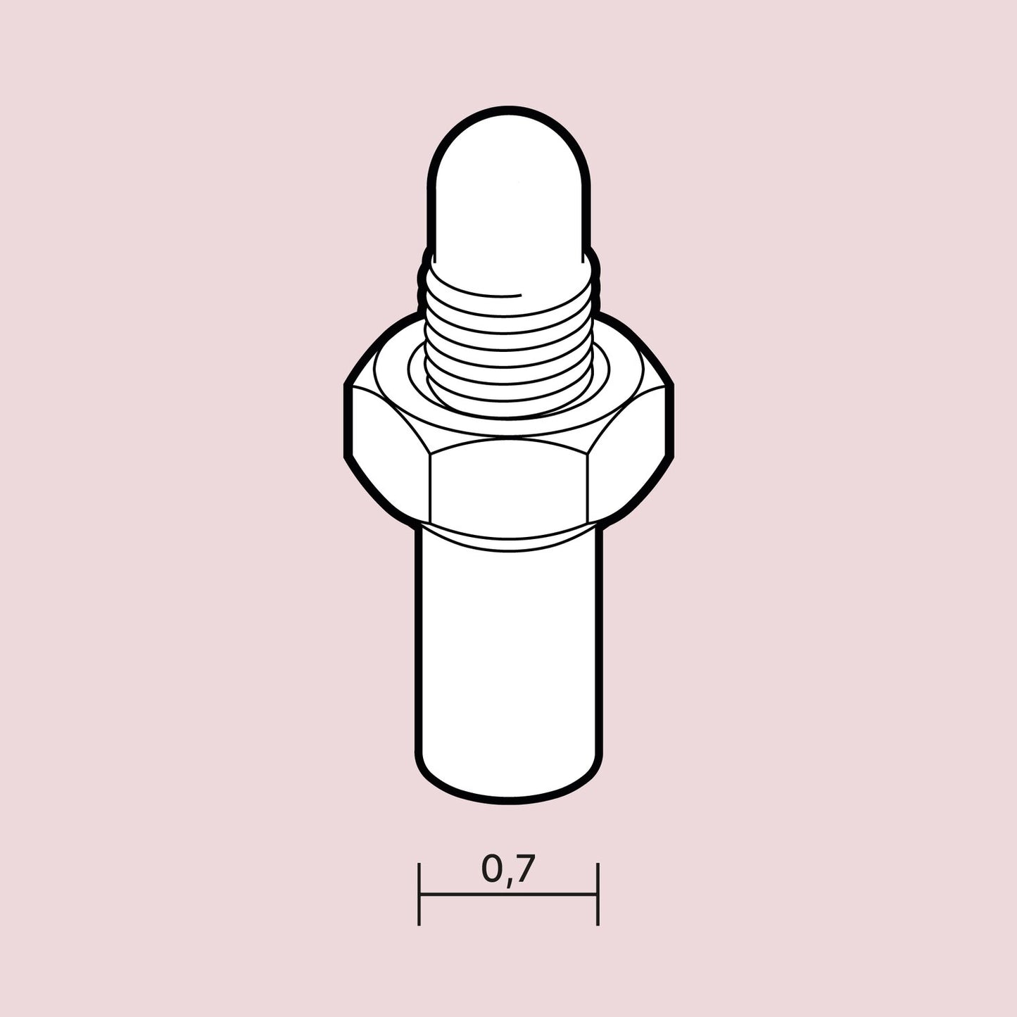 BOLTS - NASCAR - TYPE V.1