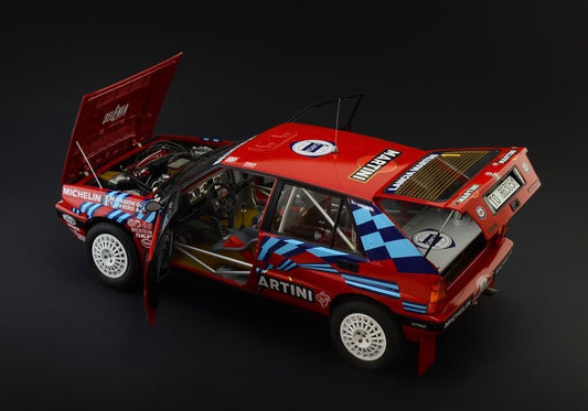 LANCIA DELTA HF INTEGRALE 16V RED MARTINI - 1989 RALLY SANREMO