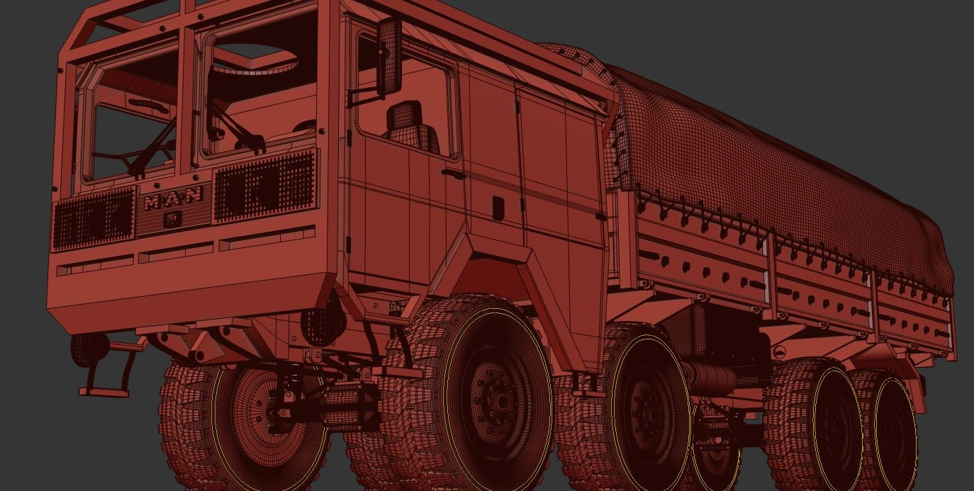 MAN 8X8 PORSCHE TEAM ROTHMANS - PARIS DAKAR 84/85