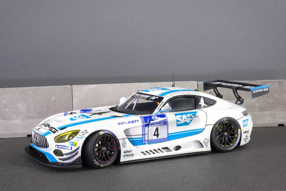DECALS MERCEDES AMG GT3 - BLACK FALCON - 24 HOURS NURBURGRING 2016