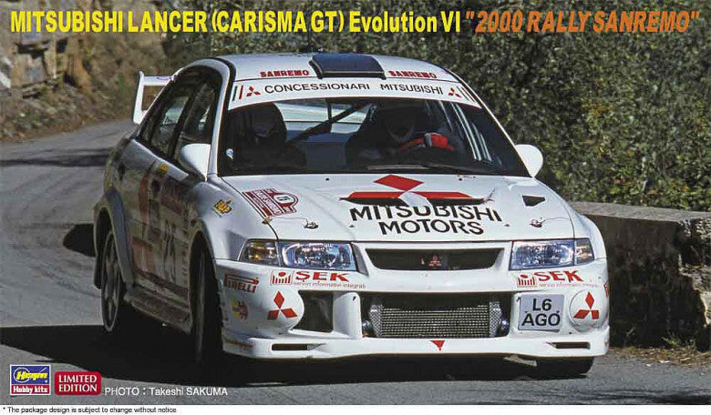 MITSUBISHI LANCER EVO VI (CARISMA GT) GR.A - RALLIART ITALIA TEAM - RALLY SANREMO 2000