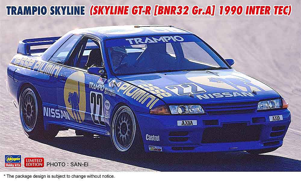 Trampio Skyline Skyline GT-R BNR32 Gr.A - 1990 InterTEC – DModelkits