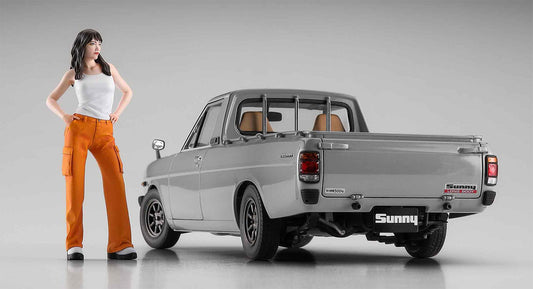 Nissan Sunny Truck Long Body W/ Female Figure