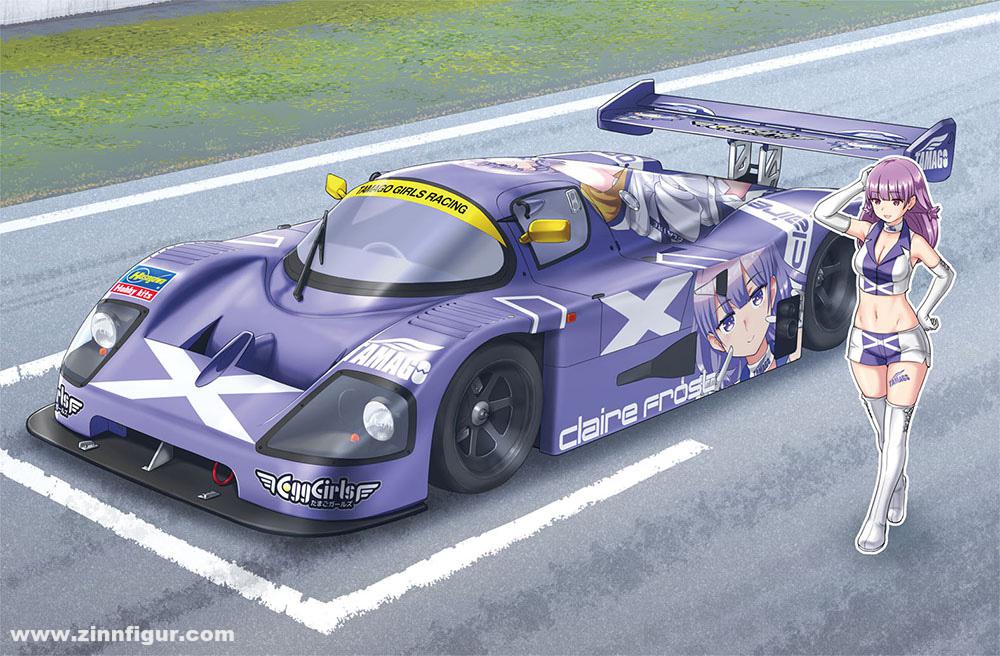 SAUBER MERCEDES C9 CLAIRE FROST WITH FIGURE