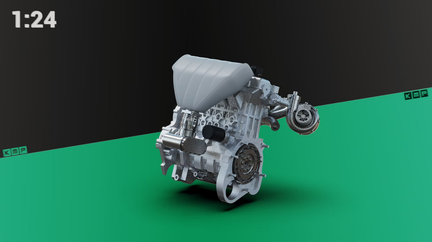 Transkit Toyota Yaris Rally1 Hybrid Engine set - 1/24 for BELKITS