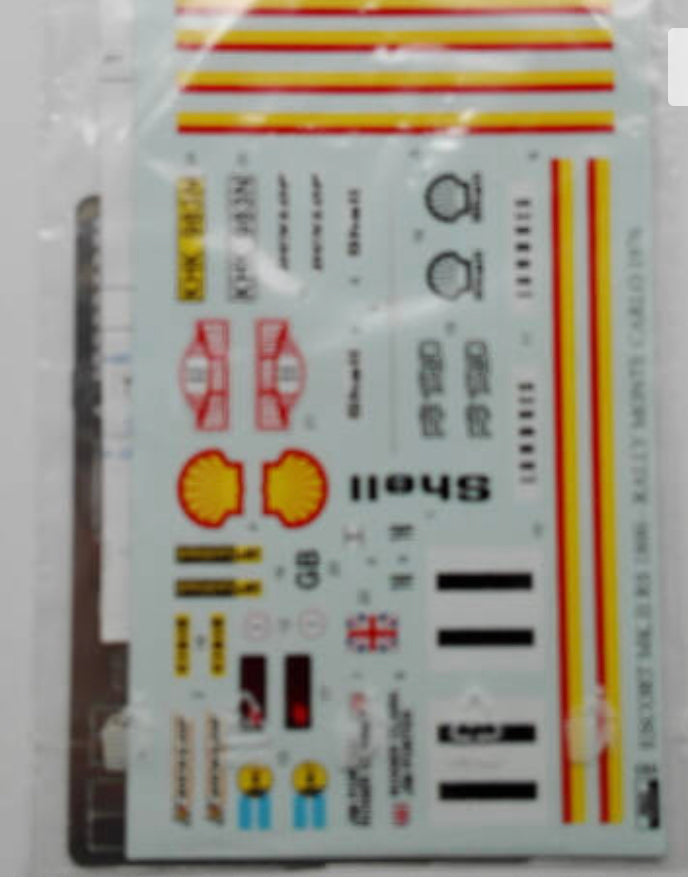 TRANSKIT FORD ESCORT MK II RS 1800 SHELL - RALLY MONTE CARLO 1976