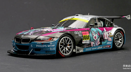 BMW Z4M Coupe E86 GTR/GT3 - Hatsune Miku & Red Bull - Autobacs Super GT Series 2008