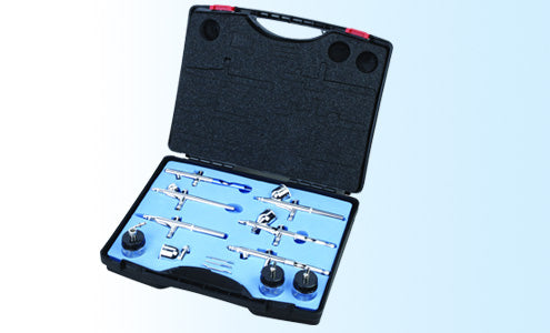 LOT DE 6 AÉROGRAPHES