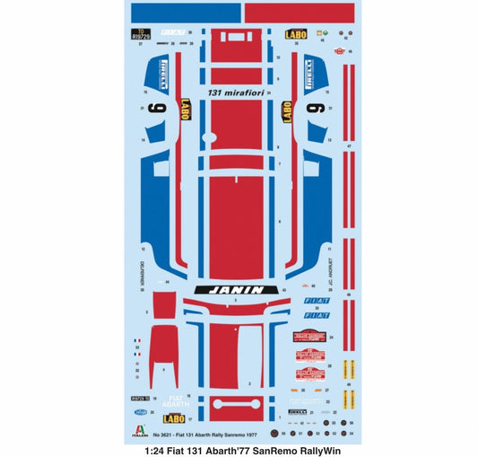FIAT 131 ABARTH - RALLY SANREMO 1977