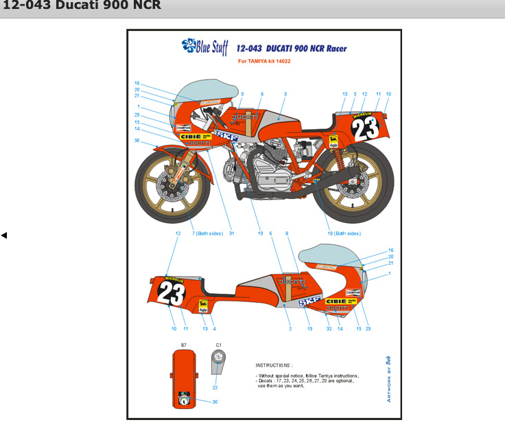 DUCATI 900 NCR RACING TEAM