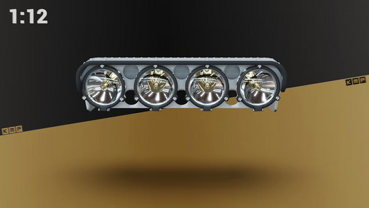 LANCIA DELTA HF 16v ADDITIONAL NIGHT LAMPS 1:12