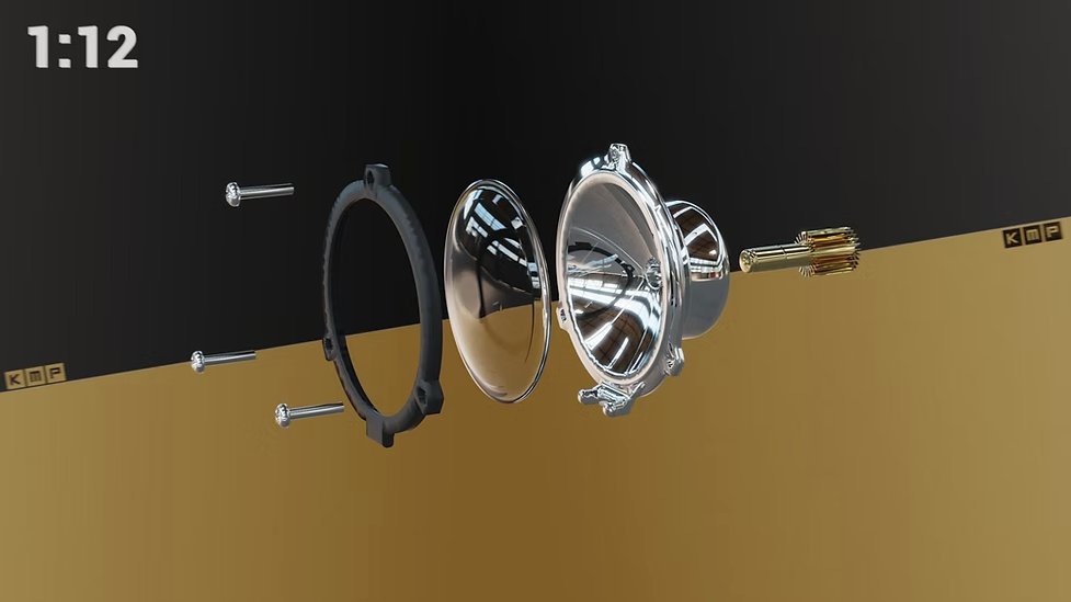 LANCIA DELTA HF 16v ADDITIONAL NIGHT LAMPS 1:12