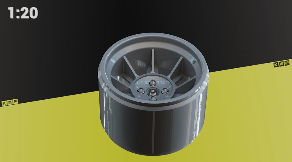 FIAT 131 ABARTH OLIO FIAT RIMS 1:20