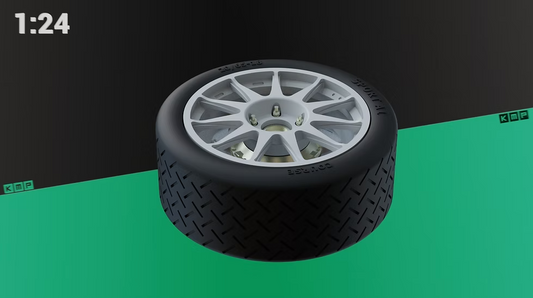 Peugeot 207 S2000 Speedline 2021 tarmac rims 1/24