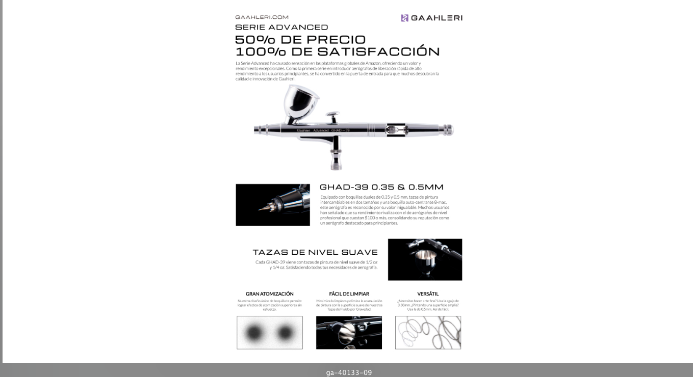 GHAD-39 ADVANCED SERIES AIRBRUSH