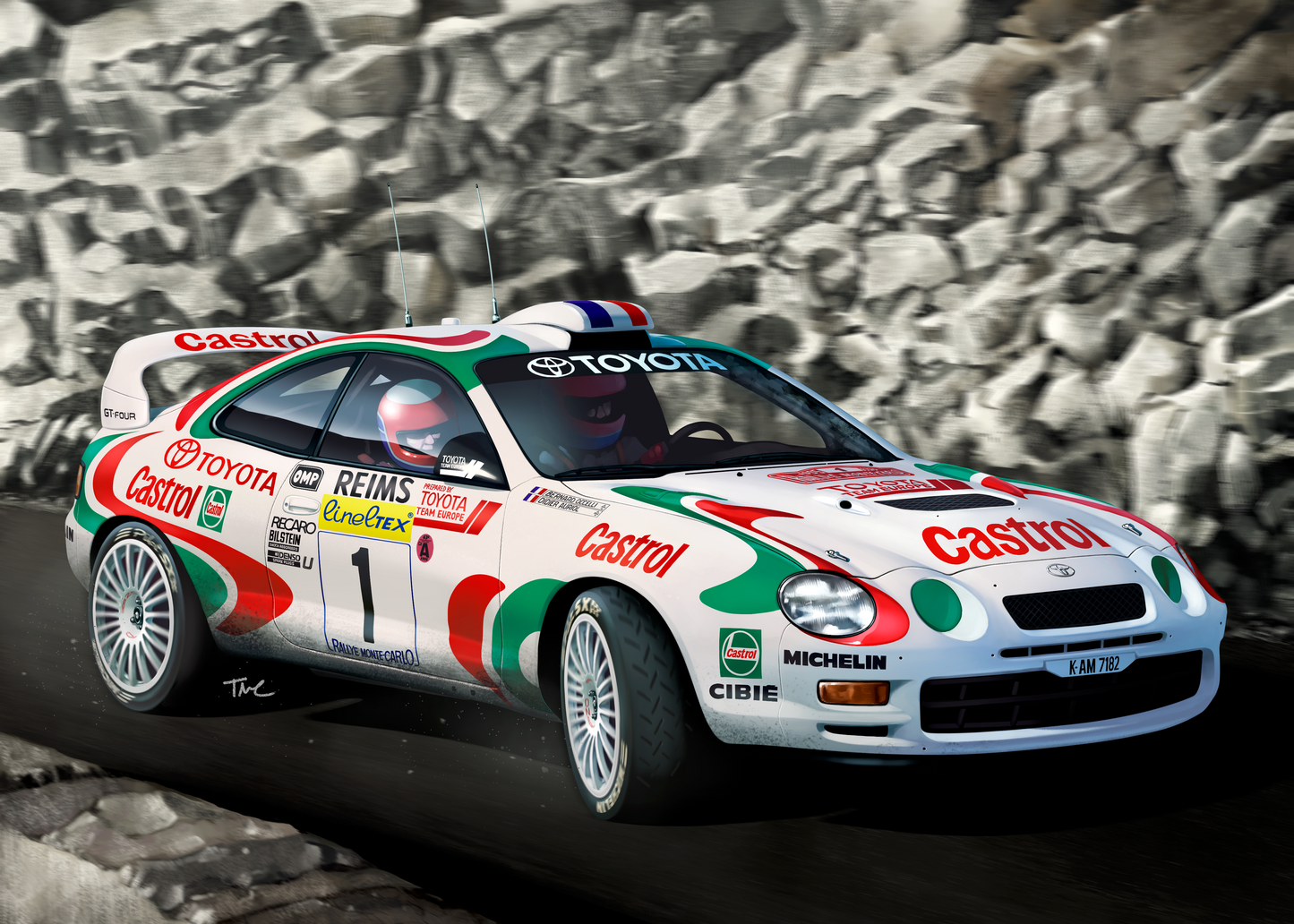 TOYOTA CELICA GT - FOUR (ST205) -  RALLY MONTE CARLO 1995