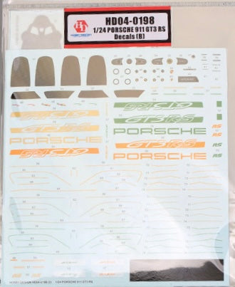 Decal Set Porsche 911 GT3 Rs - set B