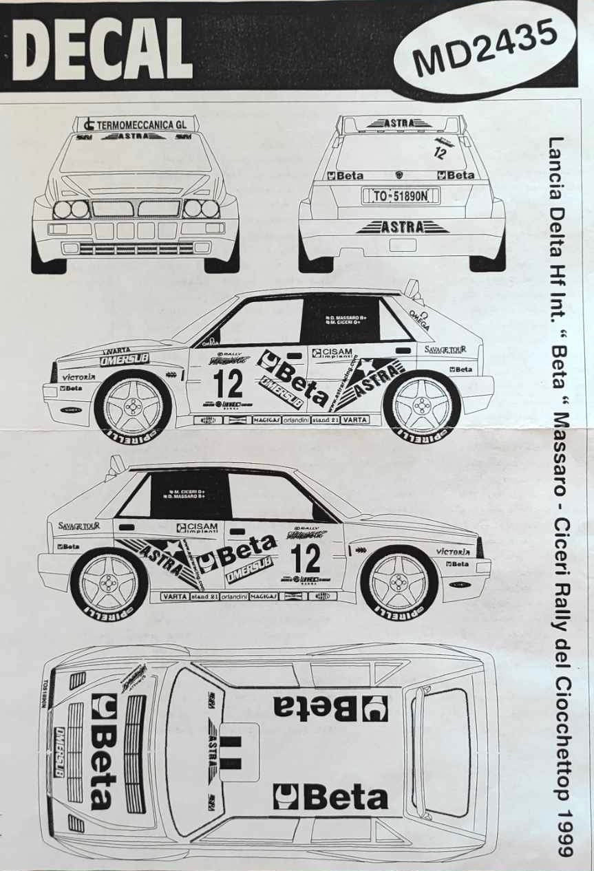 DECAL VAUXHALL NOVA GTE D.METCALFE MANX INTERNATIONAL R. 1990 DnF (02 DECAL VAUXHALL NOVA GTE D.METCALFE MANX INTERNATIONAL R. 1990 DnF (02
