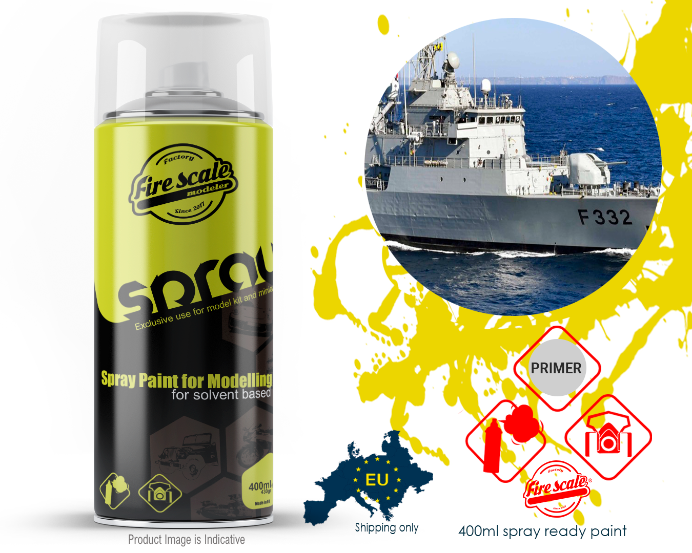 Portuguese Navy Light Grey 400ml