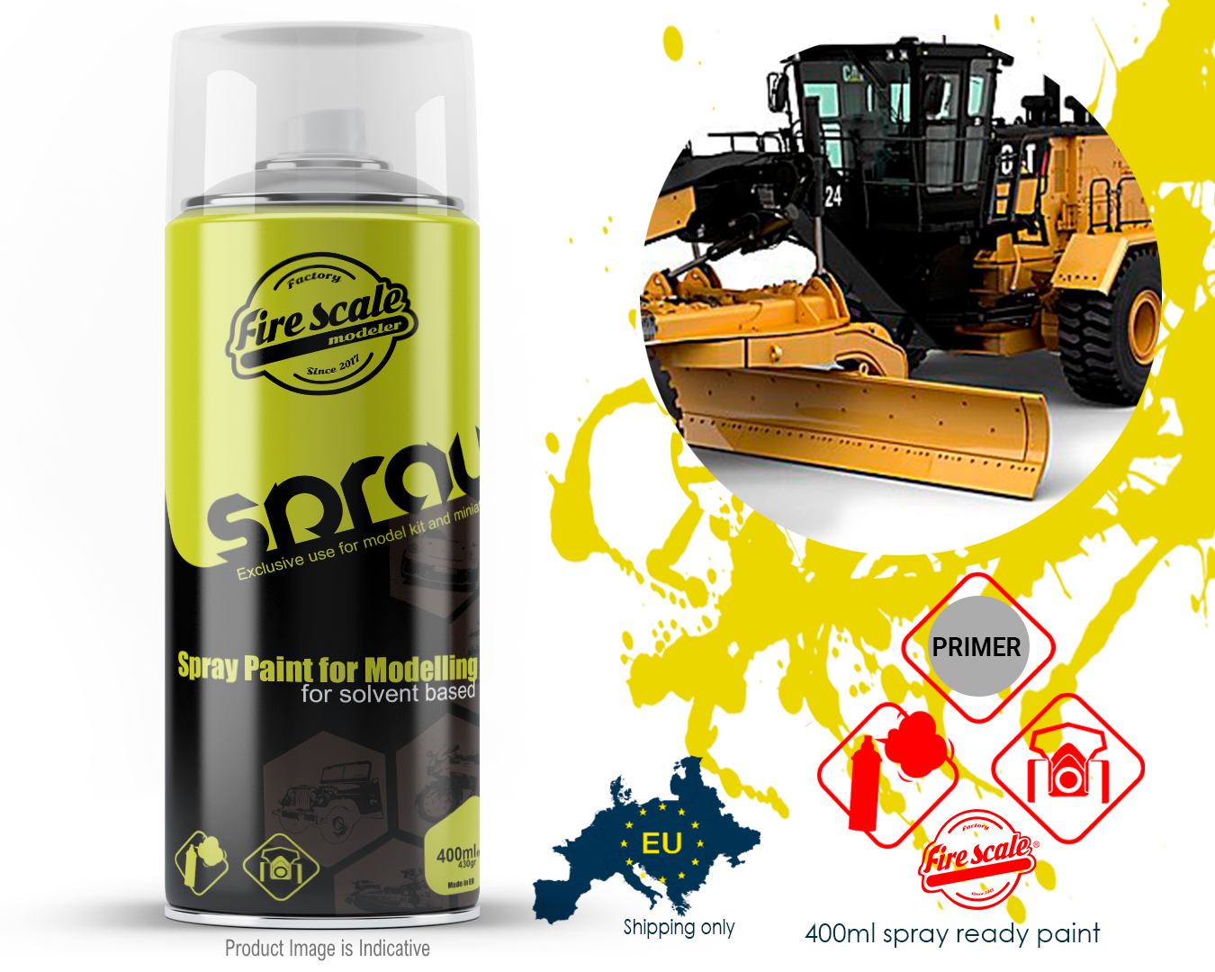 Caterpillar Yellow 400ml
