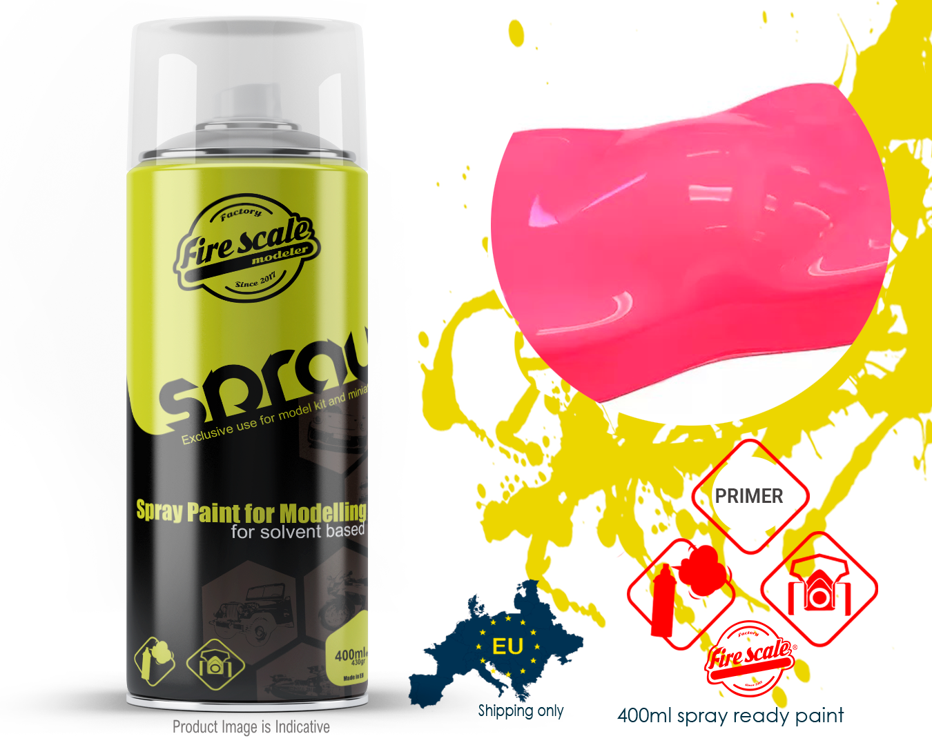Pink Fluo 400ml