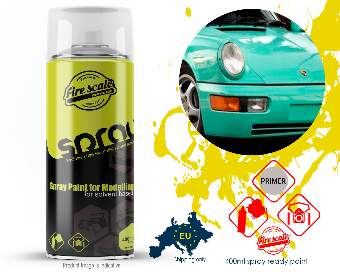 Mint Green Porsche 400ml