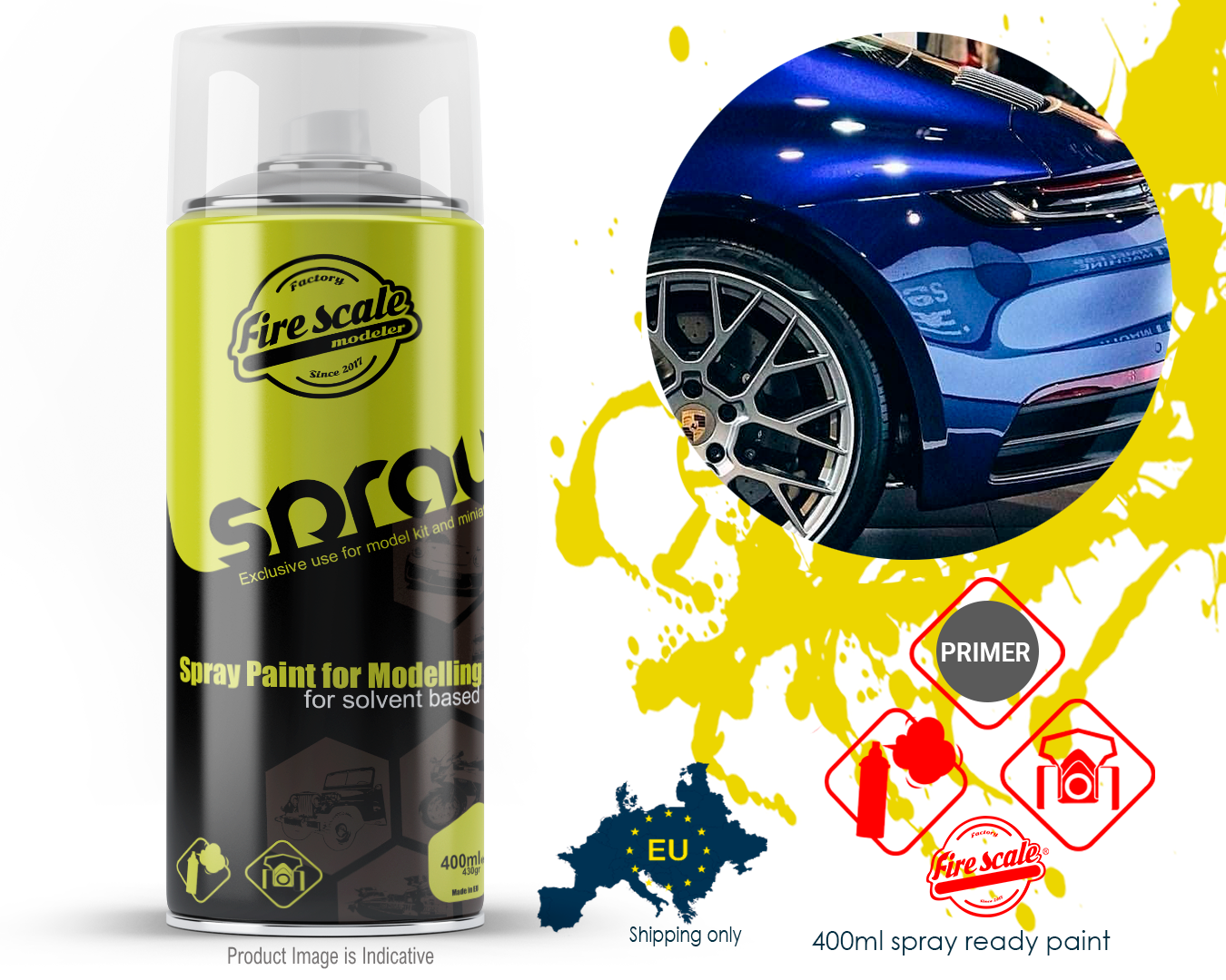 Gentian Blue Porsche 400ml
