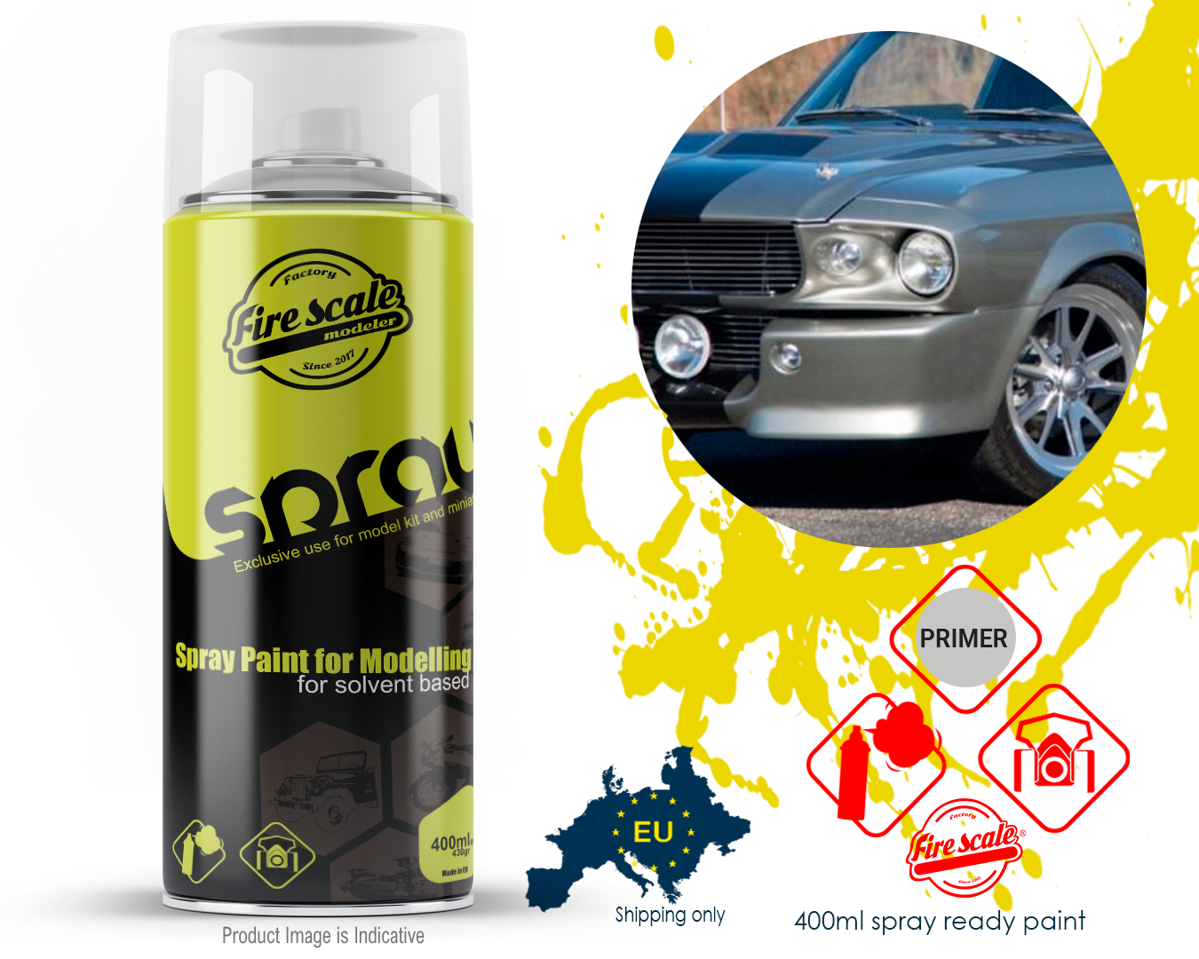 Eleanor 1967 Shelby GT500 Pepper Grey 400ml