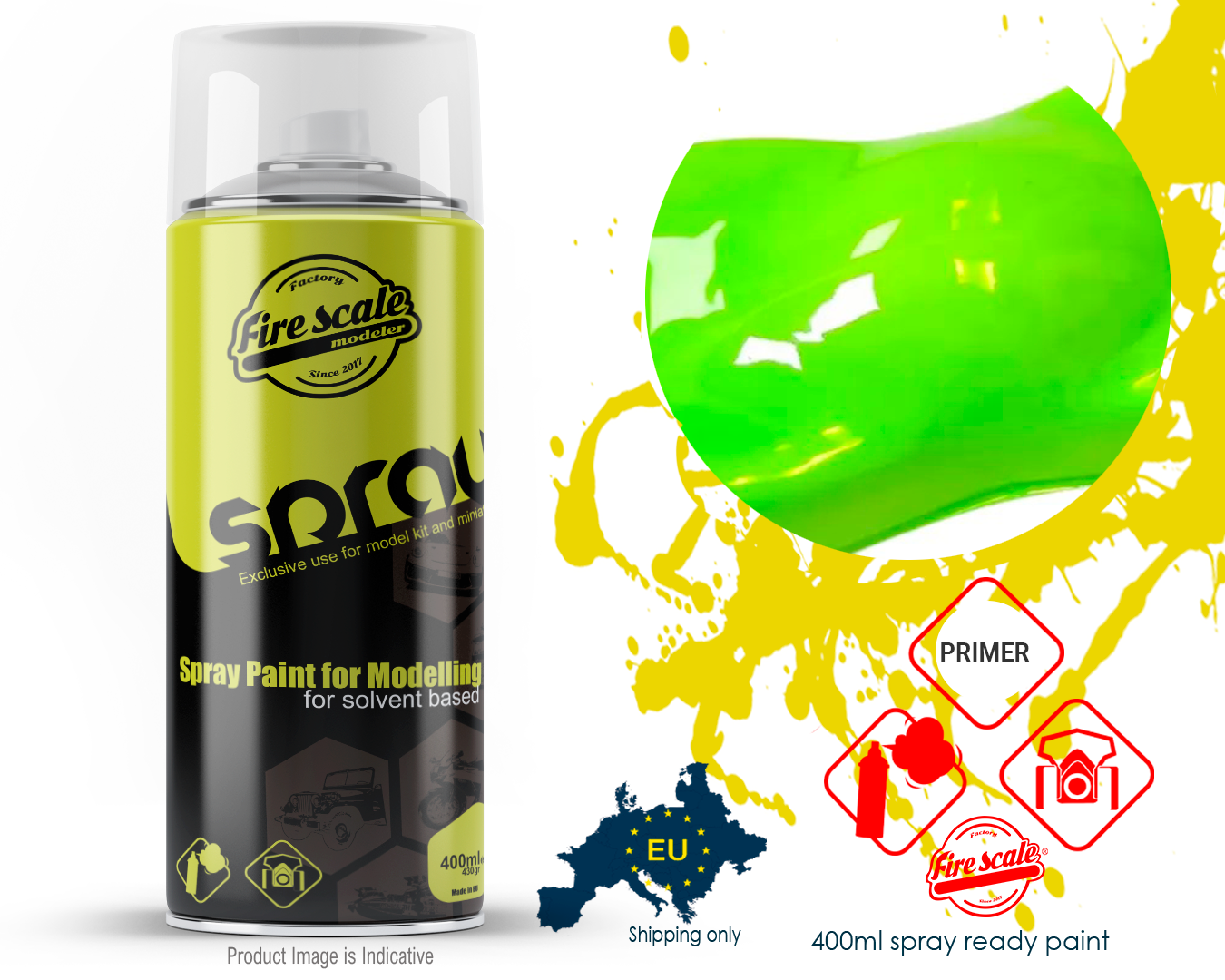 Pistachi Green Fluo 400ml