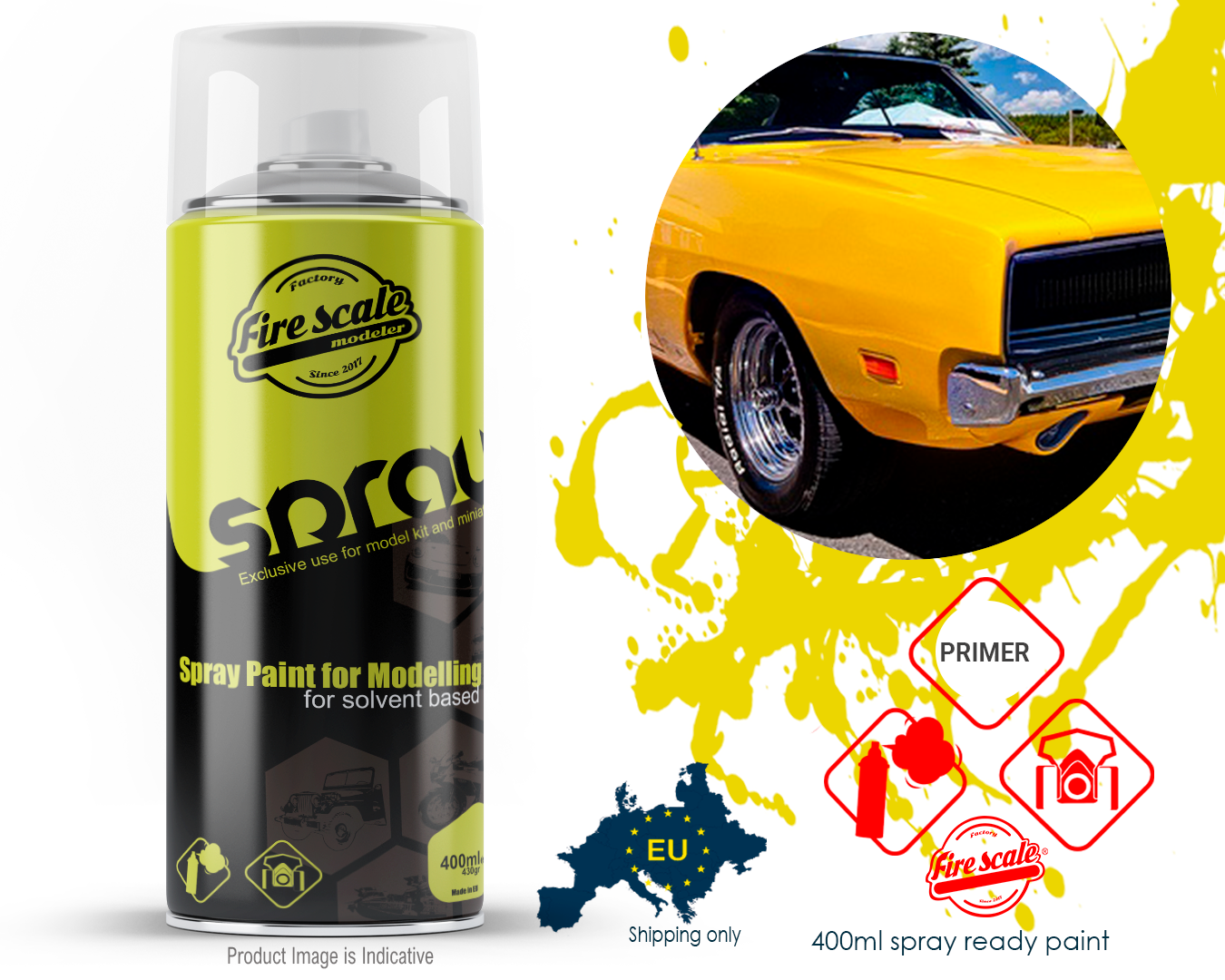 Daffodil Yellow Dodge 400ml