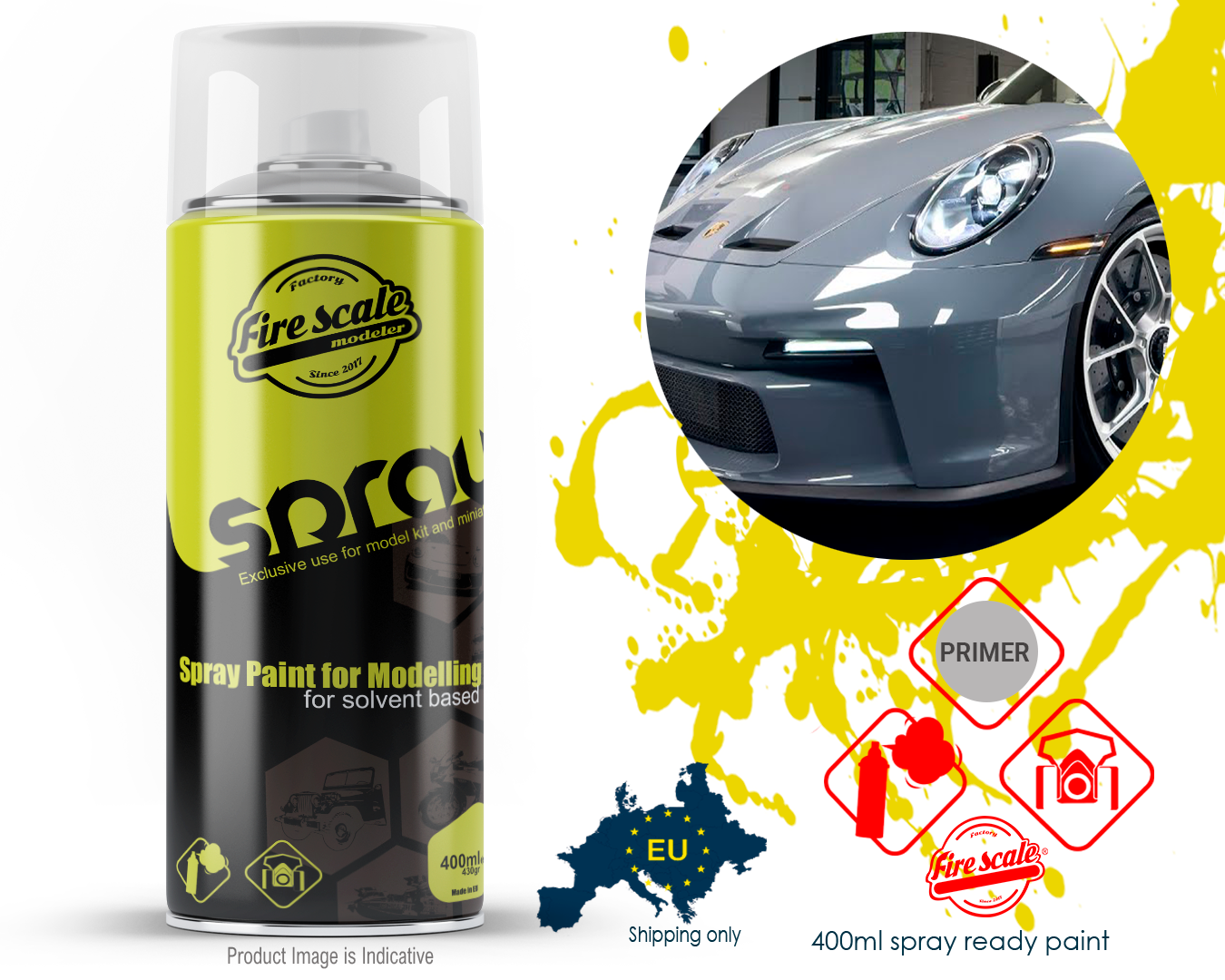 Artic Grey Porsche 400ml