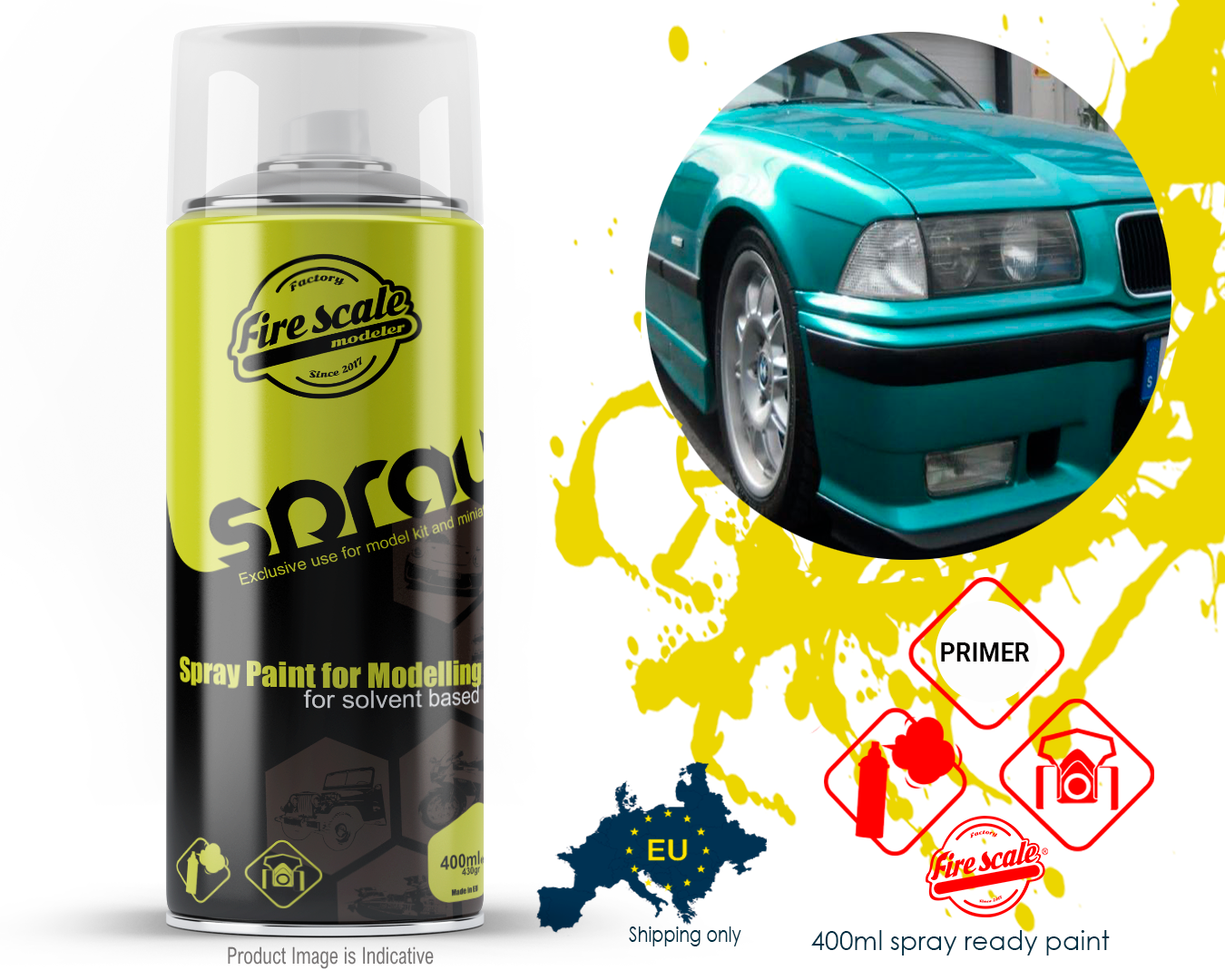 Neon Green BMW 400ml