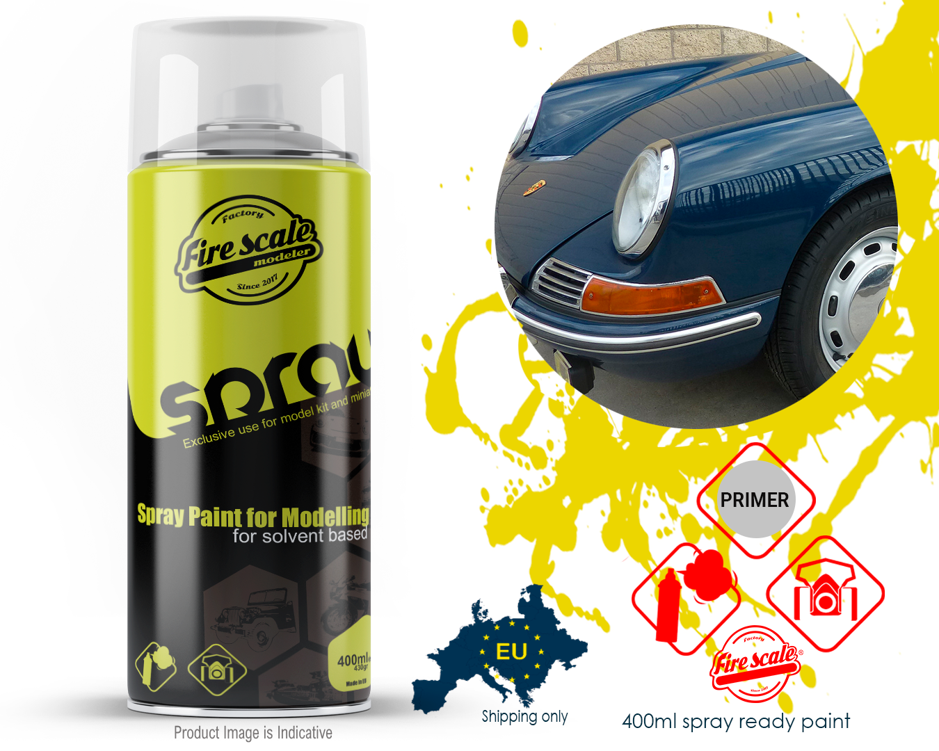 Agablau Porsche 400ml