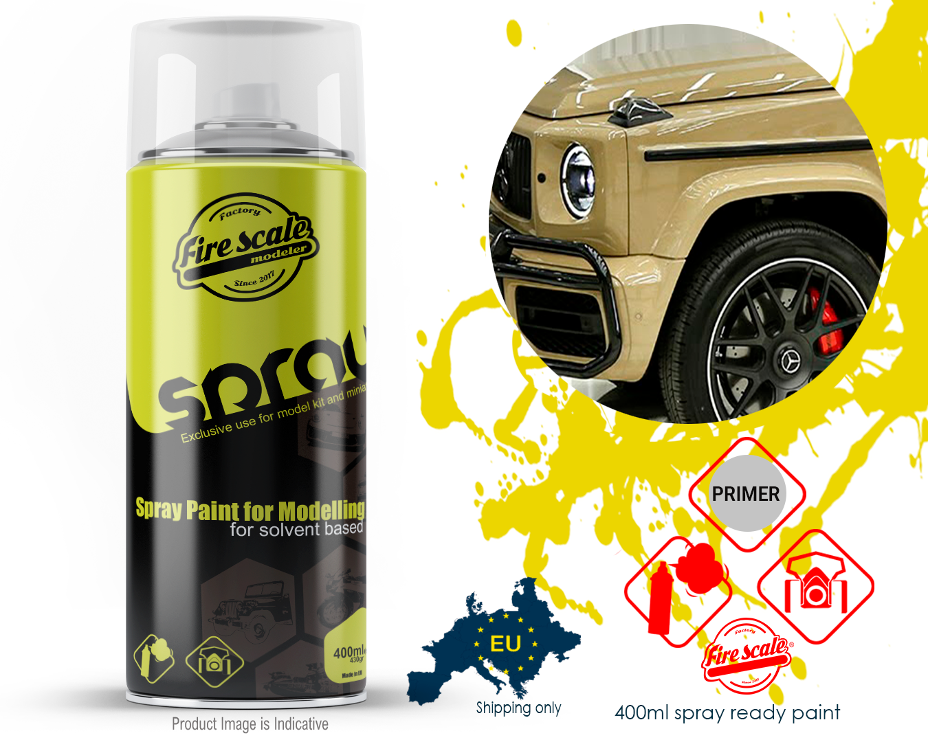 Desert Sand Mercedes G 400ml