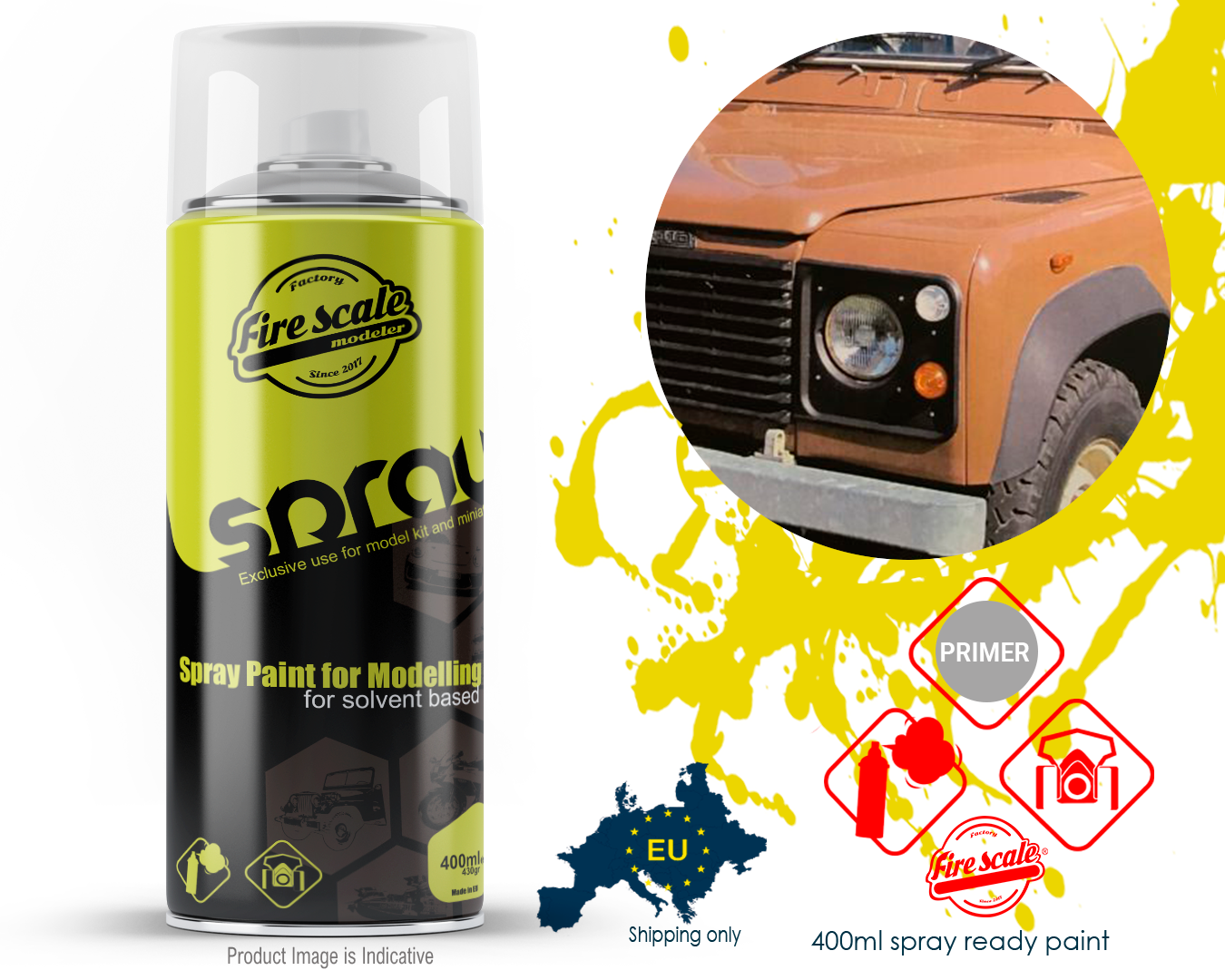 Roan Brown Land Rover 400ml