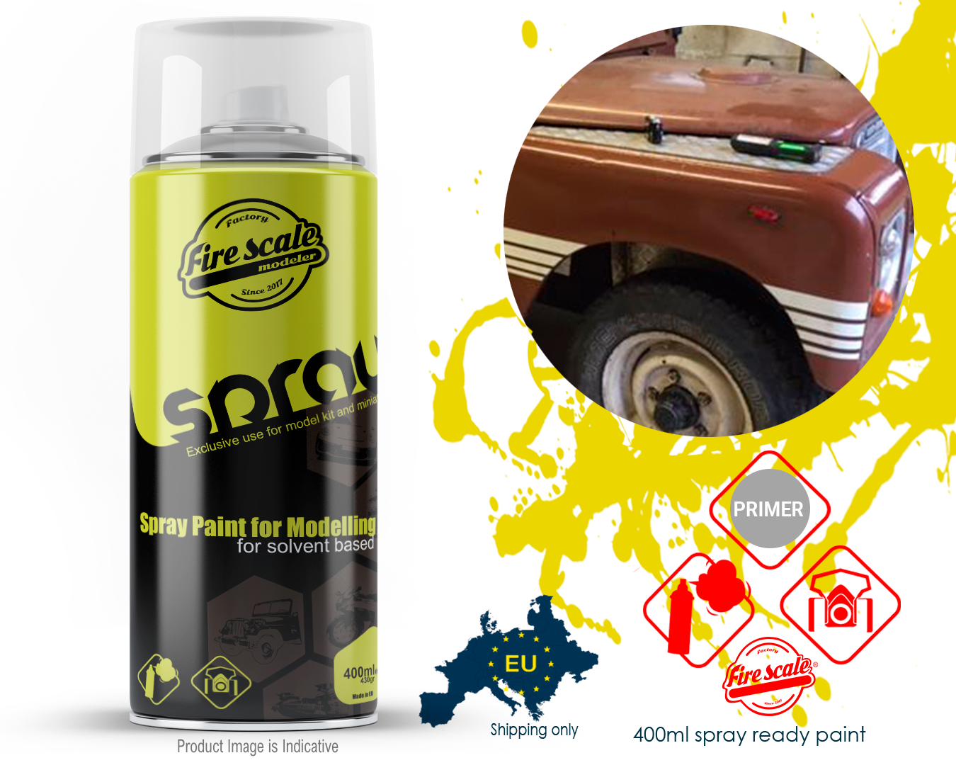 Russet Brown Land Rover 400ml