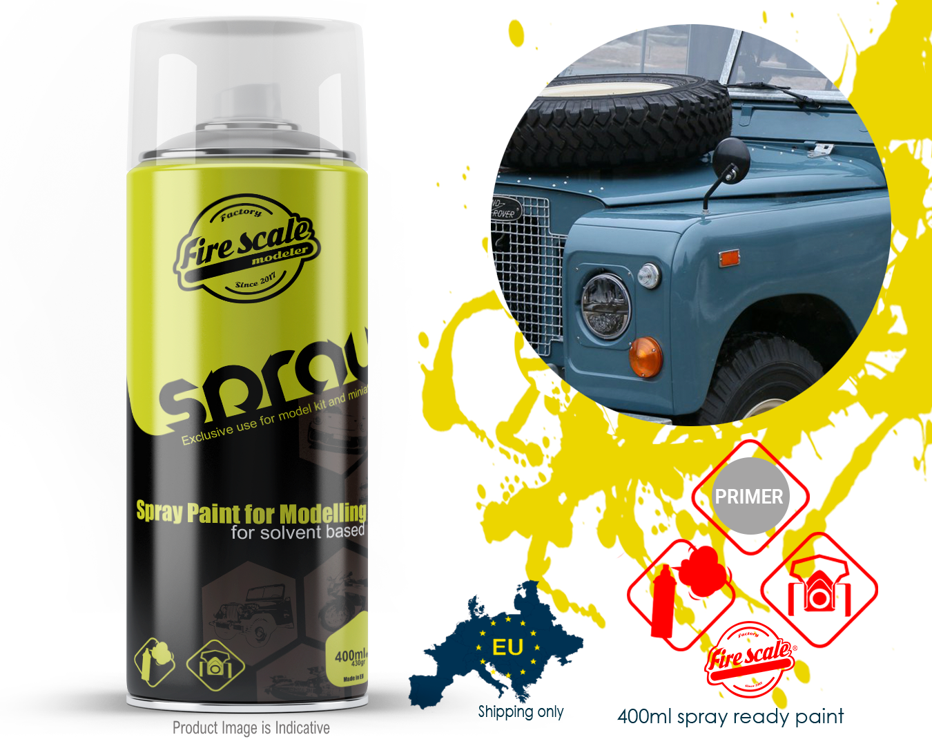 Marine Blue Land Rover 400ml