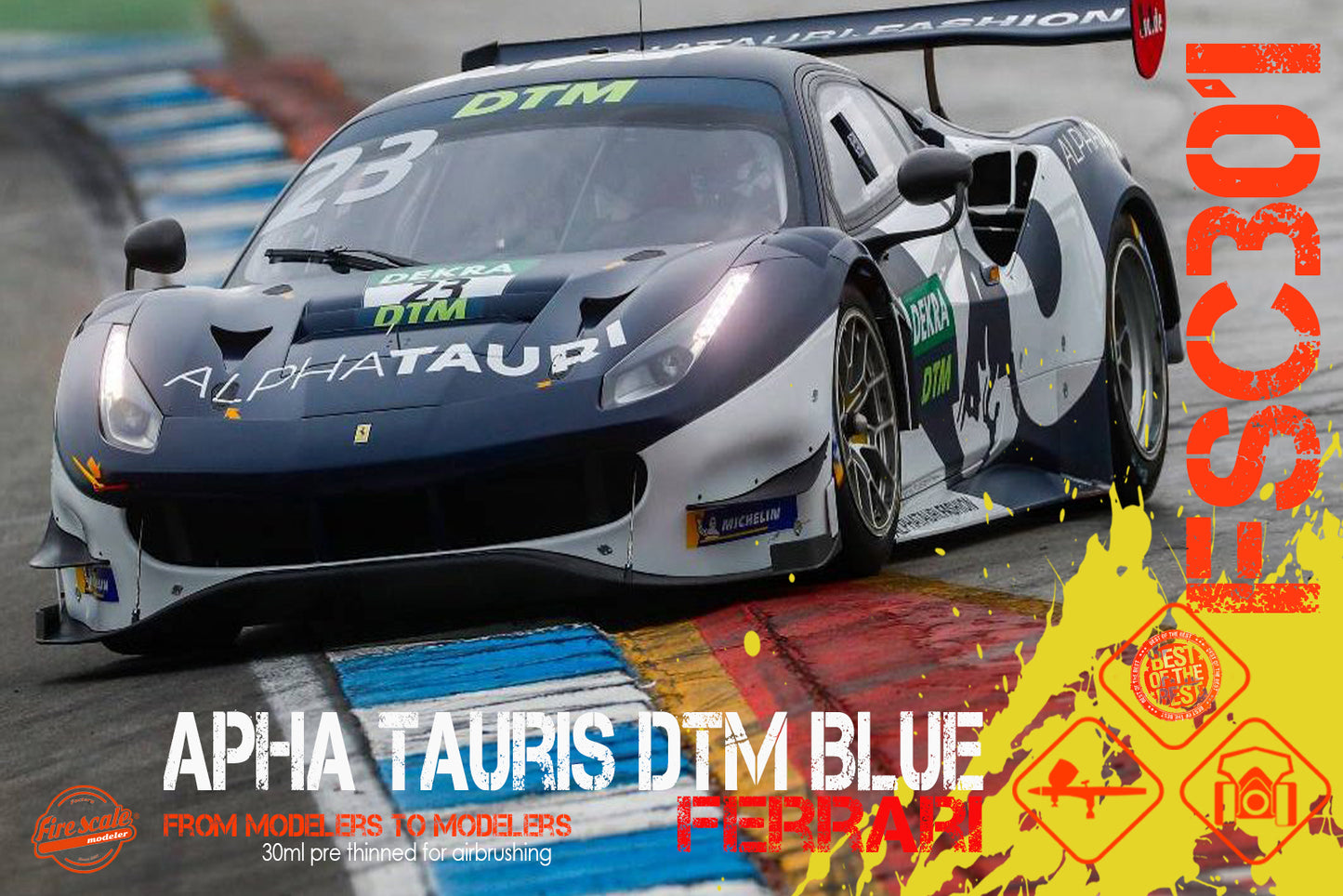 Aphatauri DTM Ferrari Blue