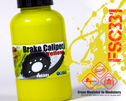 Yellow Brake Caliper