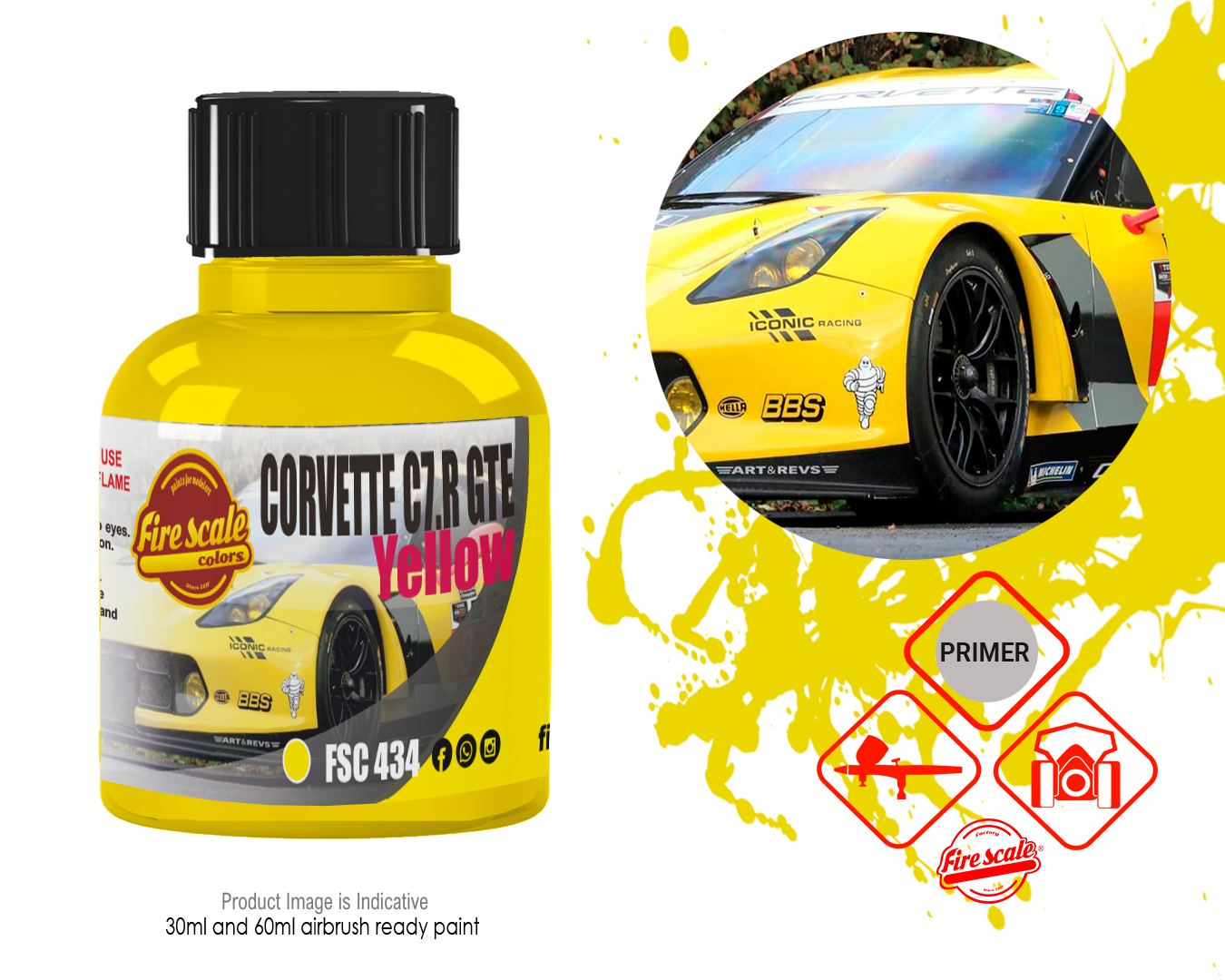 Corvette C7.R GTE Yellow