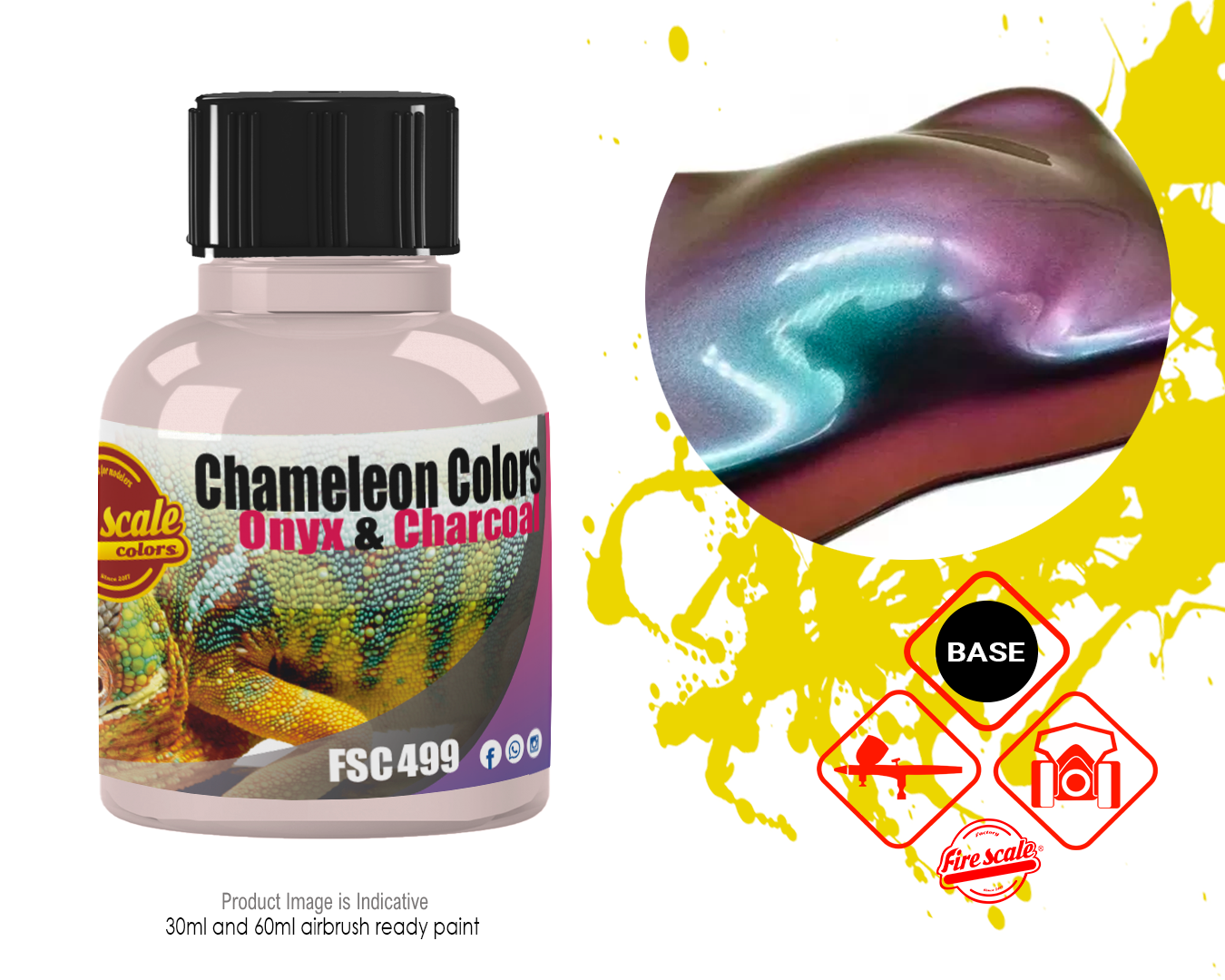 Onyx & Charcoal Chameleon