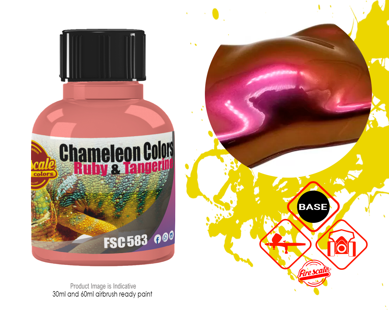 Ruby & Tangerine Chameleon