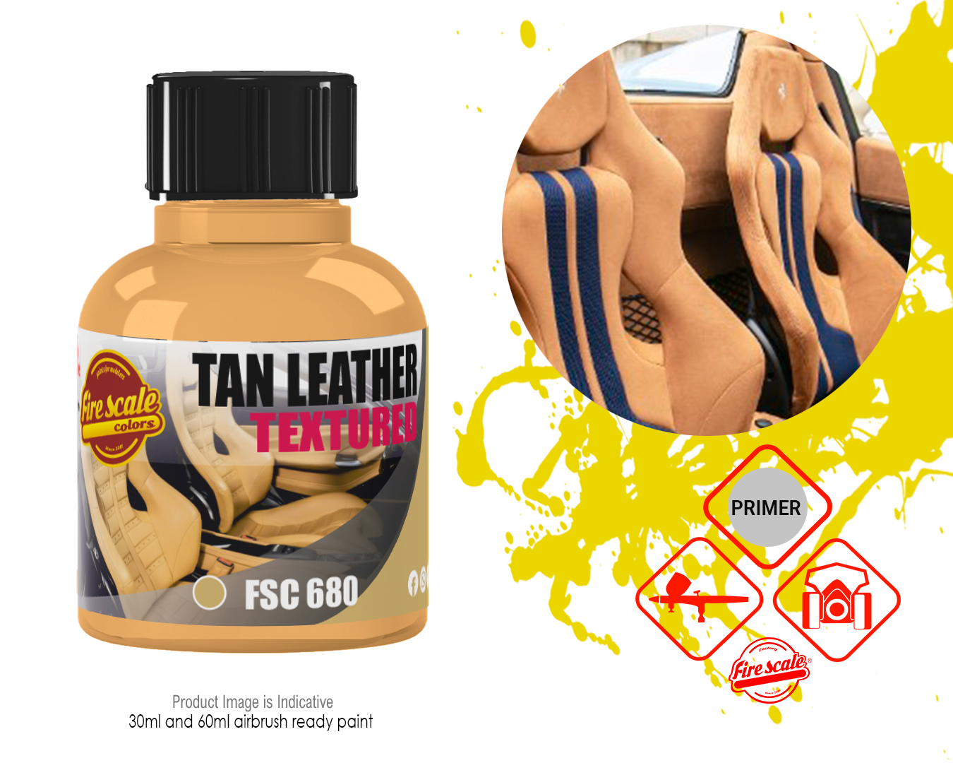 Tan Leather Textured