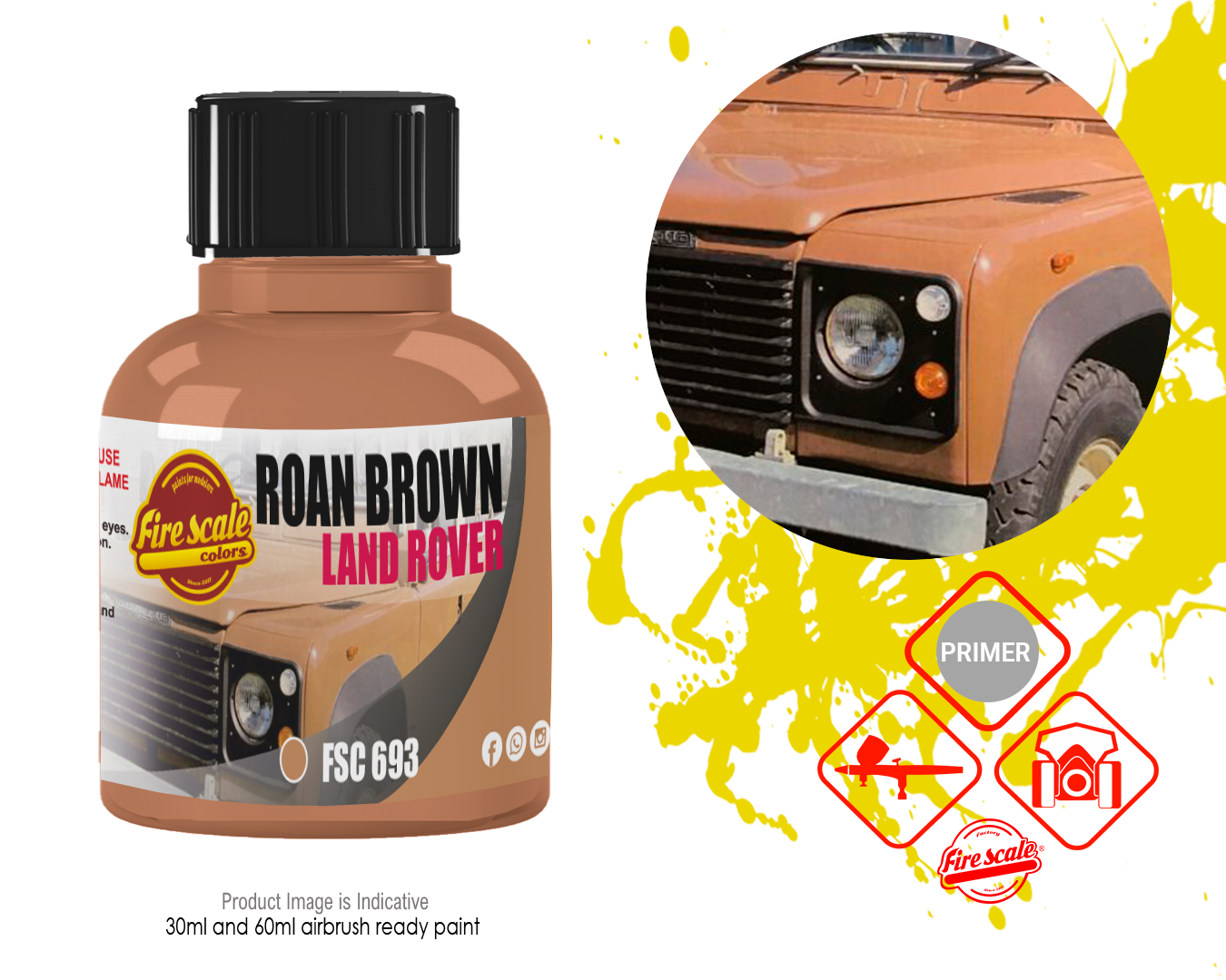Roan Brown Land Rover