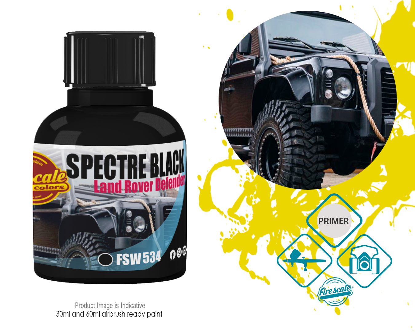Spectre Land Rover Defender Colors