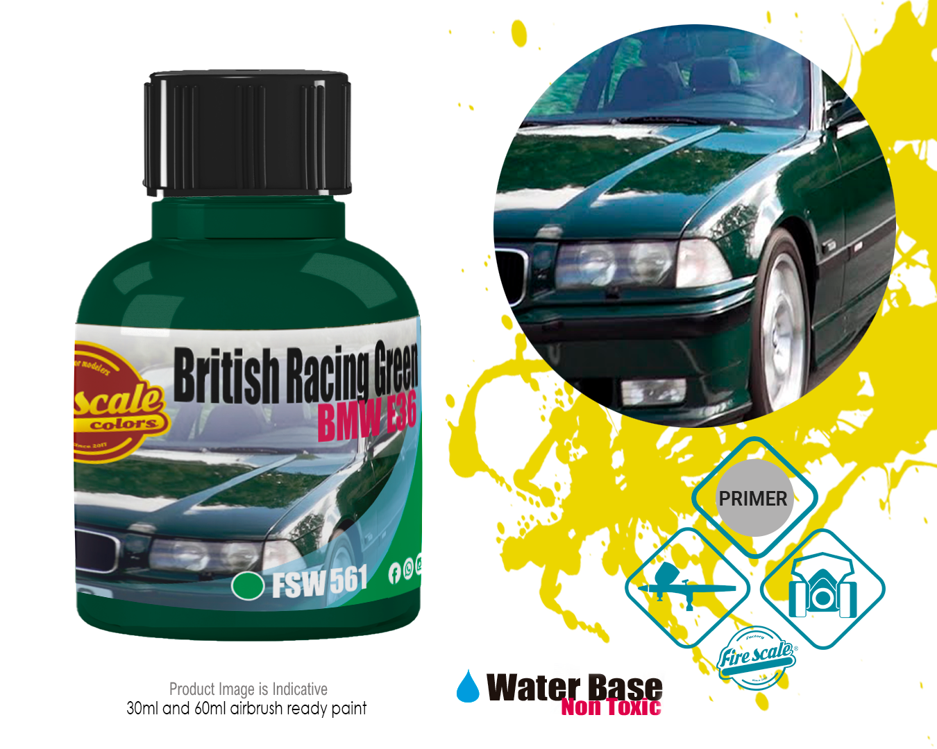 BMW E36 British Racing Green