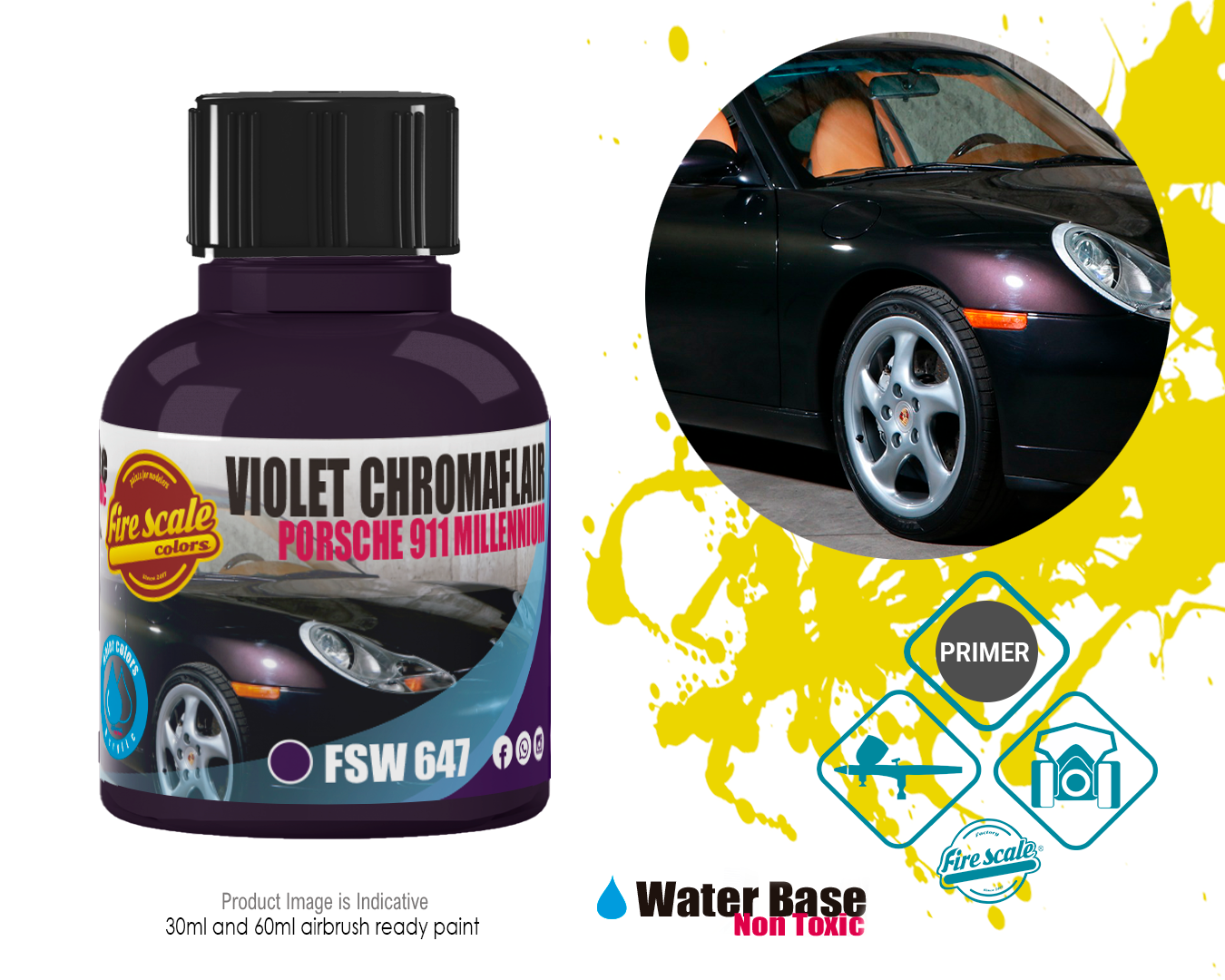 Violet Chromaflair Porsche 911 Millennium