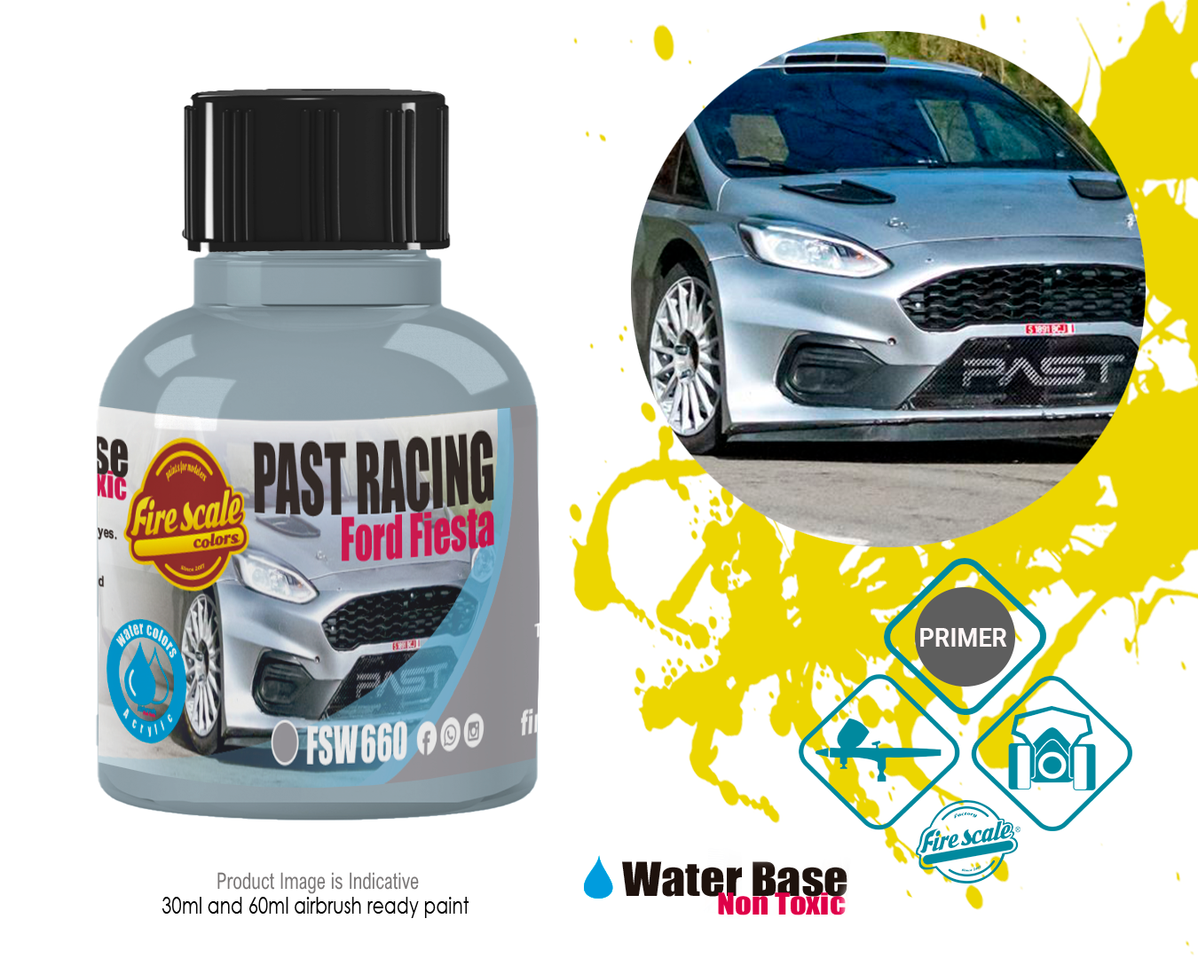 Silver Past Racing Ford Fiesta