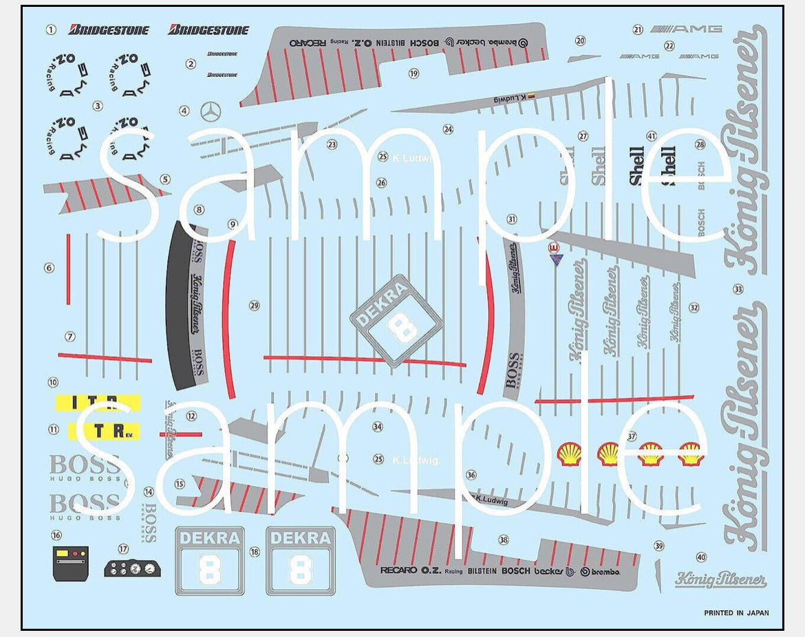 MERCEDES BENZ 190E 2.5-16 EVOLUTION II - HUGO BOSS KONIG PILSENER