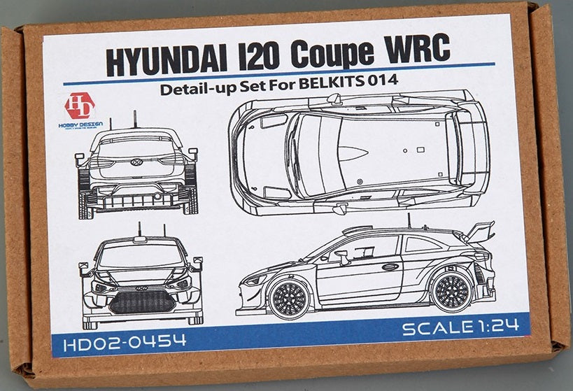 Detail Set Up for the Hyundai i20 Coupe WRC of Belkits
